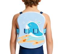 Kids Swim Training Swimming Board with Adjustable Waist Strap Multi-Layer Thickened EVA Foam Training Float Board for Children Beginner Swimming Practice Aid