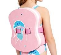Kids Swim Training Swimming Board with Adjustable Waist Strap Multi-Layer Thickened EVA Foam Training Float Board for Children Beginner Swimming Practice Aid