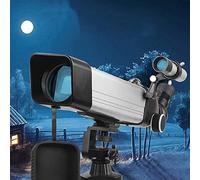 Kids Telescope for Adults Astronomy Beginners 60mm Refractor Telescopes with Adjustable Tripod Heaven And Earth Compass Function (Color : A Package)