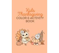 Kids Thanksgiving Coloring & Activity Book