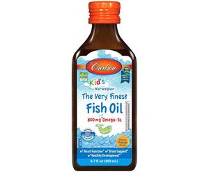 Kids The Very Finest Fish Oil, 800mg Natural Orange - 200 ml.
