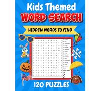 Kids Themed Word Search: Hidden Words to Find 120 Puzzles