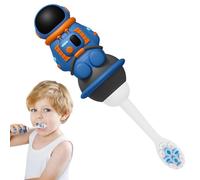 Kids Toothbrushes, Soft Bristle Brush, Space Design Toothbrush, Non Slip Toothbrush with Space Themed Design and Soft Bristles for School, Camp, Travel, and Home Use (1 Piece)