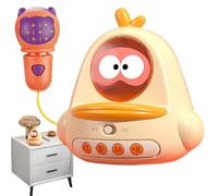 Kids Toy Microphone, Cartoon, Chick Shaped Microphone, Portable Karaoke Toy Handheld, Karaoke Music Microphone, Microphone Toy For Girls, Chick Shaped Karaoke Toy