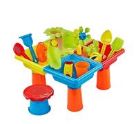 Kids Toys, Kids Beach Toy, Sand Molding Colorful Tools Garden Fun Motor Skills Sensory Learning Easy Setup, Beach Play Toy for Children Boys Girls Indoor Backyard 17.72x17.72x14.57inches