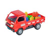 Kids Toys, Remote Control Toy Car, 7,09 x 3,35 Inches Construction Truck with Led Auto Functions, Realistic Vehicle Toy for Boys, Girls, Teens, Indoor, Outdoor, Racing, Birthday, Holiday Presents