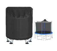 Kids Trampoline Cover Oxford Waterproof Rainproof Tarp - Durable Compact Size | Foldable Trampoline Protective Cover, UV Resistant Outdoor Weather Shield, Dust Snow Sun Protection | For Garden plygro