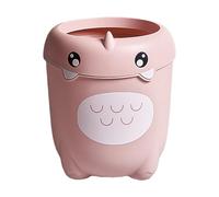 Kids Trash Can, Small Dinosaur Garbage Bin, Cute Mini Wastebasket, 11.81x8.66x6.3 Inches with Large Capacity and Swing Lid for Apartment, Bedroom, Living Room, Under Desk, Kitchen, Playroom