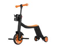 Kids Trike - Multi-Mode 3-Wheel Tricycle With Push Handle | Kids Tricycle Scooter, Multi-Mode 3-Wheel Ride Toy With Stable Push Handle for Playground Backyard Sidewalk Kindergarten