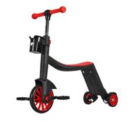 Kids Trike - Multi-Mode 3-Wheel Tricycle With Push Handle | Kids Tricycle Scooter, Multi-Mode 3-Wheel Ride Toy With Stable Push Handle for Playground Backyard Sidewalk Kindergarten