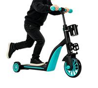 Kids Trike - Multi-Mode 3-Wheel Tricycle With Push Handle | Kids Tricycle Scooter, Multi-Mode 3-Wheel Ride Toy With Stable Push Handle for Playground Backyard Sidewalk Kindergarten