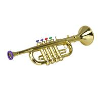 Kids Trumpet | Children's Preschool Music Inspire Toys , Lightweight Simulation Props Instruments with Four-Tone Horn for Kids Use , Handy Piece for Daily Play and Simple Durable Style
