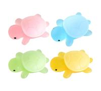 Kids Turtle Soap - 4 pezzi Handmade, Soap, Moisturizing Gentle Wash, Fun Animal Shapes | Easy Accessories, Ideal for Boys Girls Home Bathroom Kids Routine Daily Use