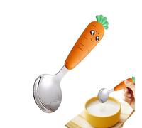 Kids Utensils Set, Stainless Steel Table Spoon, Non Slip Short Handle for Easy Grip, Durable Metal Construction with Child Friendly Design, Mealtime Accessory, Utensils for Boys Girls Home Kitchen