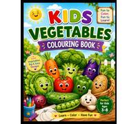 KIDS VEGETABLES COLOURING BOOK