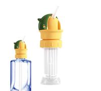 Kids Water Bottle Straw Topper, Universal Leakproof Adapter, Spill Proof Drinking for Safe Hydration, Soft Silicone Straw with Secure Fit Design, Reusable Beverage Accessory, Travel Friendly Bottle