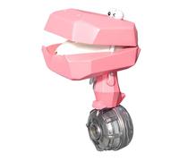 Kids Water Soaker, Automatic Soaker Toy, 10.04x6.3x4.33 inches, High-Capacity Tank, Outdoor Splashing Game, Ideal for Boys, Girls, Teens, Family Fun, Summer Adventures, Pink/Green