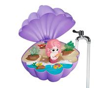 Kids Water Sprinkler, Rotating Spray Toy, Shell Shape Fun Waters Design, Outdoor Cooling Play for, Garden Waters Toy, Sprinkler for Kids Outdoor Play Use Summer 6.89x6.5x7.87 inches