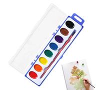 Kids Watercolor Paints - Washable Portable Brush Set Creative Art Supply