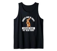 Kids Womens Humans Hurt My Head Bunny Rabbits Make Me Happy Canotta