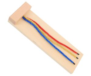 Kids Wood impara a fare un pelo intrecciato per bambini giocattolo cognitivo