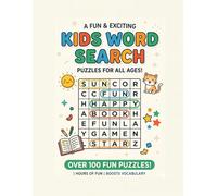 Kids Word Search Book: Words and Picture Word Search for Relaxation, Joyful Play, and Learning.