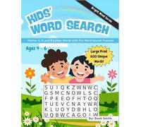 Kids' Word Search: Master 3, 4 and 5-Letter Words with Fun Word Search Puzzles