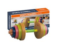 Kids Workout Barbell Set Adjustable Weight Toy for Outdoor Training, Physical Fitness Equipment for Boys and Girls, Safe and Fun Exercise Tool to Promote Strength Coordination and Healthy Habits