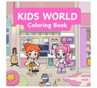 Kids World: Coloring Book for Boys and Girls Ages 4-8: A Mega Coloring Adventure for Kids | Over 40 Pages of Wholesome Fun with Fantasy Scenes