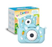 KidsCamera Bibi il Coniglio 2K - Macchina Fotografica Digitale per Bambini 3+ Anni con Memory Card 4GB Inclusa, Foto, Video, Giochi e Filtri - Prima Fotocamera Regalo Compleanno Bambina