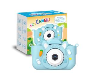 KidsCamera Bibi il Coniglio 2K - Macchina Fotografica Digitale per Bambini 3+ Anni con Memory Card 4GB Inclusa, Foto, Video, Giochi e Filtri - Prima Fotocamera Regalo Compleanno Bambina