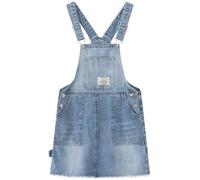 KIDSCOOL SPACE Abito da ragazza in denim, abito Jean Pinafore lavato con anello a martello, blu chiaro, 13-14 anni