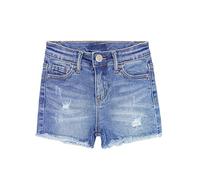 KIDSCOOL SPACE Pantaloncini Jeans Ragazzi Grandi Ragazze,Orlo Grezzo Sfilacciato Strappato Design Semplice Pantaloni Jeans Estivi Carini,Blue,9-10 Anni