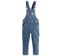 KIDSCOOL SPACE Salopette di jeans per bambina Salopette di jeans alta elastica per bambine grandi Blu medio 13-14 anni
