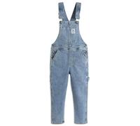 KIDSCOOL SPACE Salopette di jeans per ragazze Salopette di jeans alta elastica per bambini piccoli e grandi Azzurro 5-6 anni