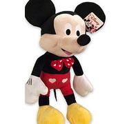 Kidso Peluche Disney Mickey - Minnie Edizione Heart 30cm (Mickey)