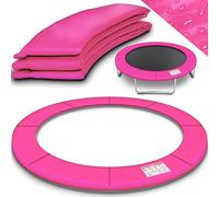 KIDUKU® Copertura Bordo Imbottitura Protettiva per Cornice Trampolino Bordo Protezione Elastico Giardino 244 305 366 427 cm (Rosa, 305 cm)