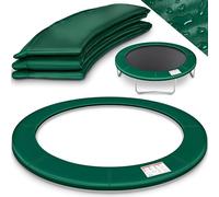 KIDUKU® Copertura Bordo Imbottitura Protettiva per Cornice Trampolino Bordo Protezione Elastico Giardino 244 305 366 427 cm (Verde, 366 cm)
