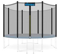 KIDUKU Rete di Sicurezza per Trampolino con Ø 244cm 305cm 366cm 427cm | Rete di Ricambio per Trampolino da Giardino (305 cm (8 Pali))
