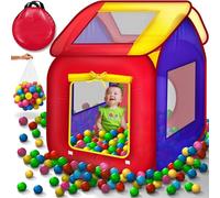 KIDUKU® Tenda da gioco per bambini pop up + 200 palline + borsa per interni ed esternim