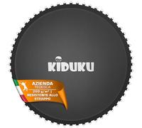 KIDUKU Trampolino elastico Ø 244 305 366 427 cm | tappetino di ricambio 48 - 96 occhielli resistenti ai raggi UV e alle intemperie | accessori tappetino di ricambio per trampolino da giardino | panno