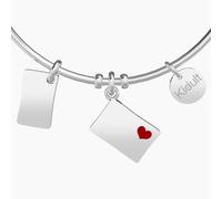 Bracciale Donna KIDULT LOVE 231652 Acciaio Lettera I LOVE YOU F.P.