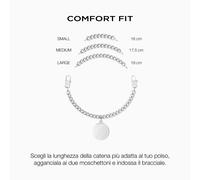 Bracciale Donna KIDULT PHILOSOPHY 732003 Acciaio Cuore Virginia Woolf F.P.