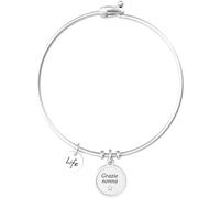 KIDULT - Bracciale rigido Nonna con ciondolo e frase