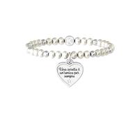 KIDULT - Bracciale con perle coltivate e acciaio 316L | Family