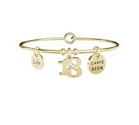 KIDULT - Bracciale in acciaio 316L e Pvd Gold | Special Moments