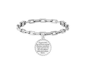 KIDULT - Bracciale Donna - Angelo di Dio, che Sei il Mio Custode, Illumina, Custodisci, Reggi e Governa Me, che Ti Fui Affidato dalla Pietà Celeste. Amen - 731948