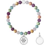 BRACCIALE ELASTICO CON PIETRE COLORATE DONNA KIDULT
