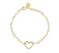 KIDULT - Bracciale Donna - Bracciale cuore in acciaio dorato - 831216
