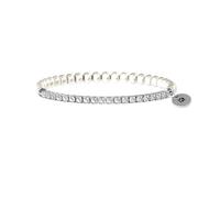 KIDULT - Bracciale Donna - Bracciale elastico tennis e perle - 732341